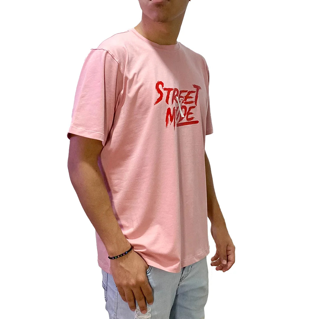 Camiseta Oso - Rosado